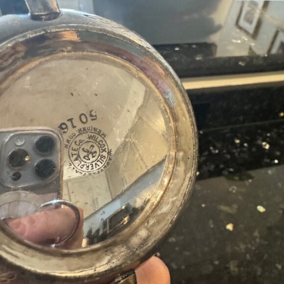 Sterling Silver plated Cream and Sugar Holders - Picture 9 of 11